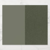 Étiquette de bouteille verte de mousse - Texture d (Étiquettes simples)
