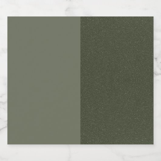 Étiquette de bouteille verte de mousse - Texture d (Étiquettes simples)