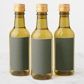 Étiquette de bouteille verte en mousse texturée - (Bouteilles)