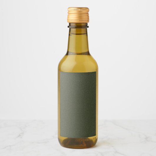 Étiquette de bouteille verte en mousse texturée - (Devant)