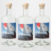 Étiquette de bouteille Yachtsman (autocollant) (Bouteilles)