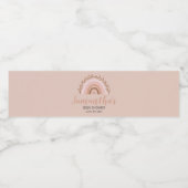 Étiquette de bouteilles arc-en-ciel, Arc-en-ciel e (Étiquettes simples)