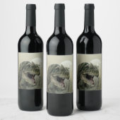 Étiquette de bouteilles de vin Dinosaur (Bouteilles)