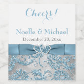 Étiquette de bouteilles de vin | Winter Wonderland (Étiquettes simples)