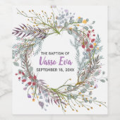 Étiquette de bouteilles de vin Yanna (Étiquettes simples)