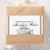 Étiquette de bouteilles d'eau de destination Washi (En situation)