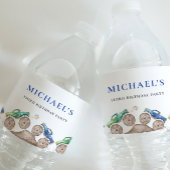 Étiquette de bouteilles d'eau Monster Trucks