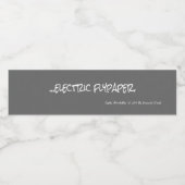 Étiquette de bouteilles d'eau pour cupettes - Papi (Étiquettes simples)