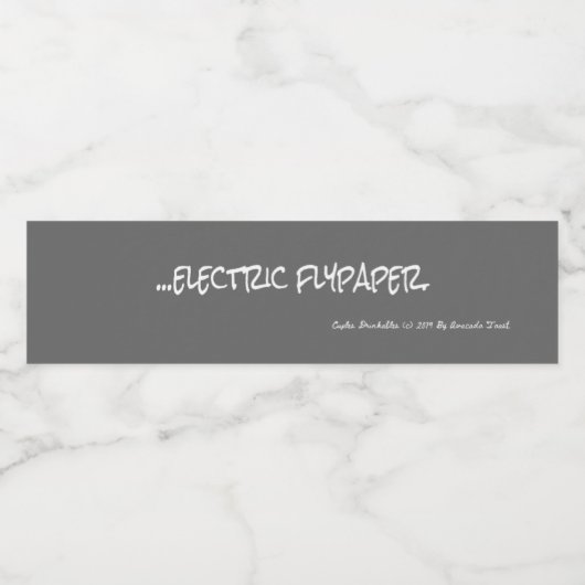 Étiquette de bouteilles d'eau pour cupettes - Papi (Étiquettes simples)