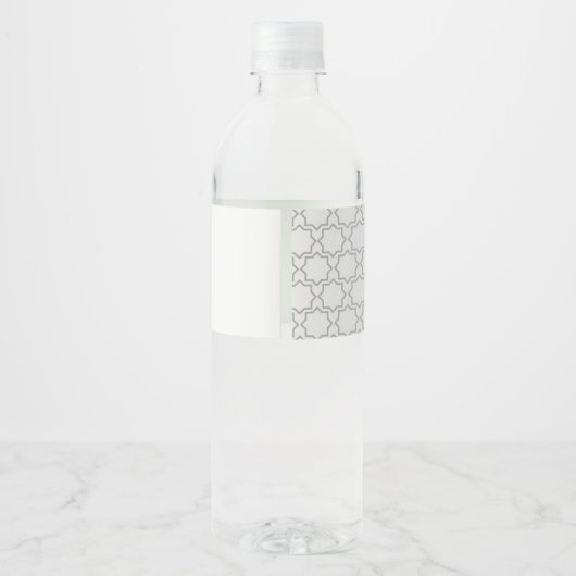Étiquette de bouteilles d'eau ZamZam (Dos)