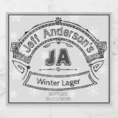 Étiquette de brasserie Villard (Étiquettes simples)