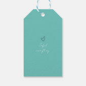 Étiquette de cadeau amusante (Dos)