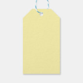 Étiquette de cadeau ananas joyeux (Dos)