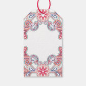 Étiquette de cadeau avec une ambiance bohème (Dos)