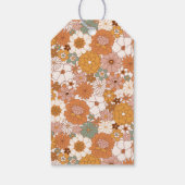 Étiquette de cadeau bébé groovy (Dos)