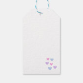 Étiquette de cadeau d'ami de la Saint-Valentin (Dos)