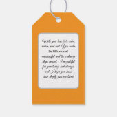 Étiquette de Cadeau d'Amour (Dos)