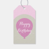 Étiquette de cadeau d'anniversaire (Dos)