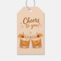Étiquette de cadeau d'anniversaire Amaretto Sour