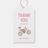 Étiquette de cadeau d'anniversaire pour fille avec (Devant)