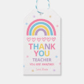 Étiquette de cadeau d'appréciation pour enseignant (Devant)