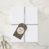 étiquette de cadeau d'art de William Morris, modèl (Avec de la ficelle)