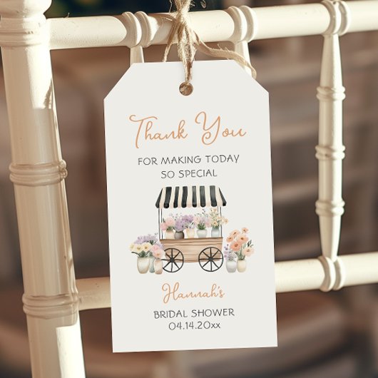 Étiquette de cadeau de babille « Fraîchement sorti