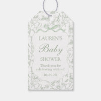 Étiquette de cadeau de baby shower Bébé Arc-en-cie