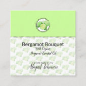 Étiquette de Cadeau de Bain & Corps Maison Citron  (Devant)