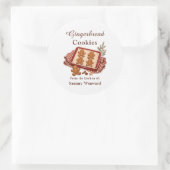 Étiquette de cadeau de biscuit au gingembre (Sac)