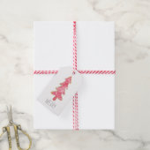 Étiquette de cadeau de biscuit de Noël (Avec de la ficelle)