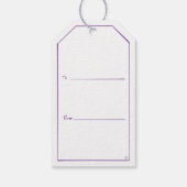 Étiquette de cadeau de brunch illustrée (Dos)