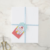 Étiquette de cadeau de Carnaval du Cirque Big Top (Avec de laficelle)