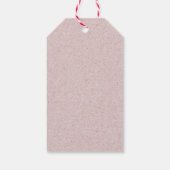 Étiquette de cadeau de cerf (Dos)