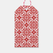 Étiquette de cadeau de couronne de Noël (Dos)