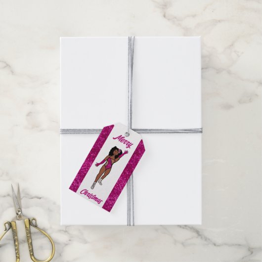 Étiquette de cadeau de danseuse personnalisée Fusc (Avec de la ficelle)