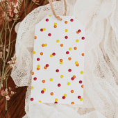 Étiquette de cadeau de dinde de Thanksgiving