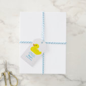 Étiquette de cadeau de douche bébé Illustration de (Avec de laficelle)