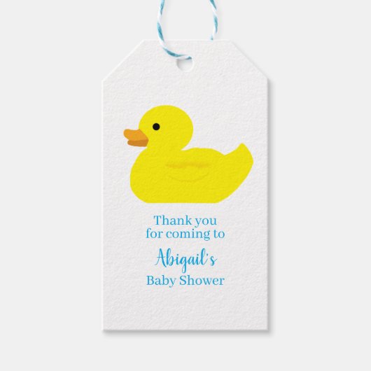 Étiquette de cadeau de douche bébé Illustration de (Devant)