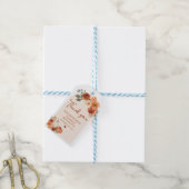 Étiquette de cadeau de douche de mariage bohème de (Avec de laficelle)