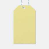 Étiquette de cadeau de douche de mariée aux citron (Dos)