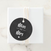 Étiquette de cadeau de douche de nuptiale de Madem (En situation)