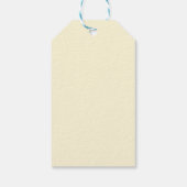 Étiquette de cadeau de faveur de douche de mariage (Dos)