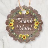 Étiquette de cadeau de faveur de douche nuptiale a (Devant)