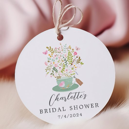 Étiquette de Cadeau de Faveur de Réception de Mari