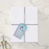 Étiquette de cadeau de faveur d'invitation d'anniv (Avec de la ficelle)