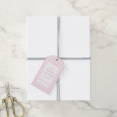 Étiquette de cadeau de fête de mariage de concepti (Avec de la ficelle)