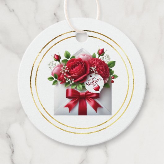 Étiquette de cadeau de Fête des Mères (Devant)