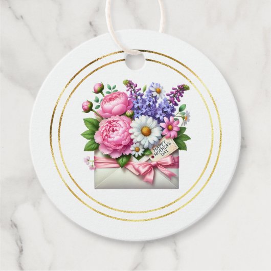 Étiquette de cadeau de Fête des Mères (Devant)