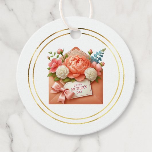 Étiquette de cadeau de Fête des Mères (Devant)